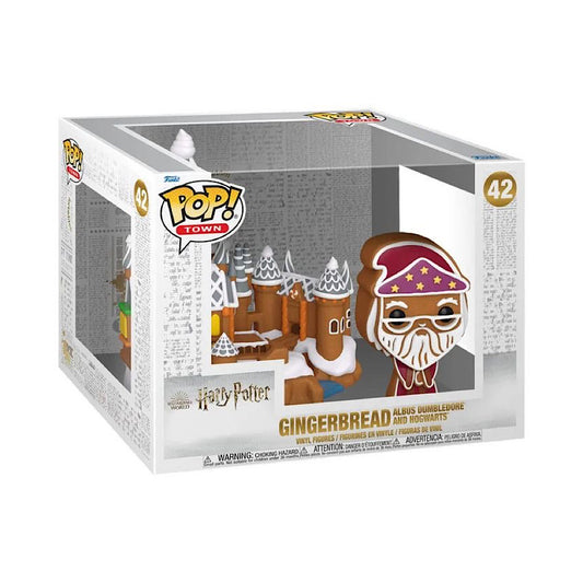 Funko Pop! Town Harry Potter Gingerbread Albus Dumbledore and Hogwarts